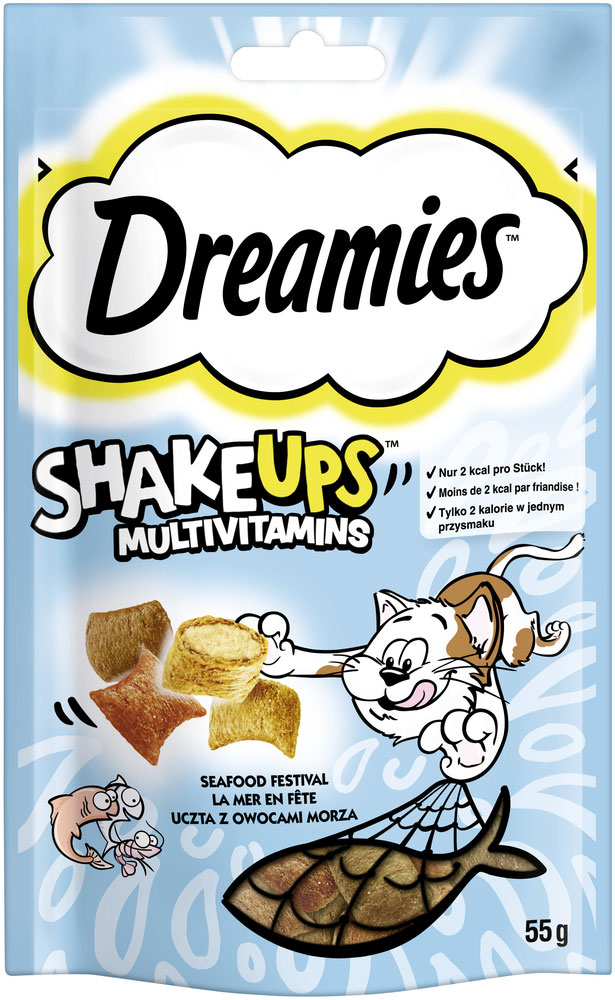 Dreamies - Shake Ups mit Seafood - 1 x 55g - 1