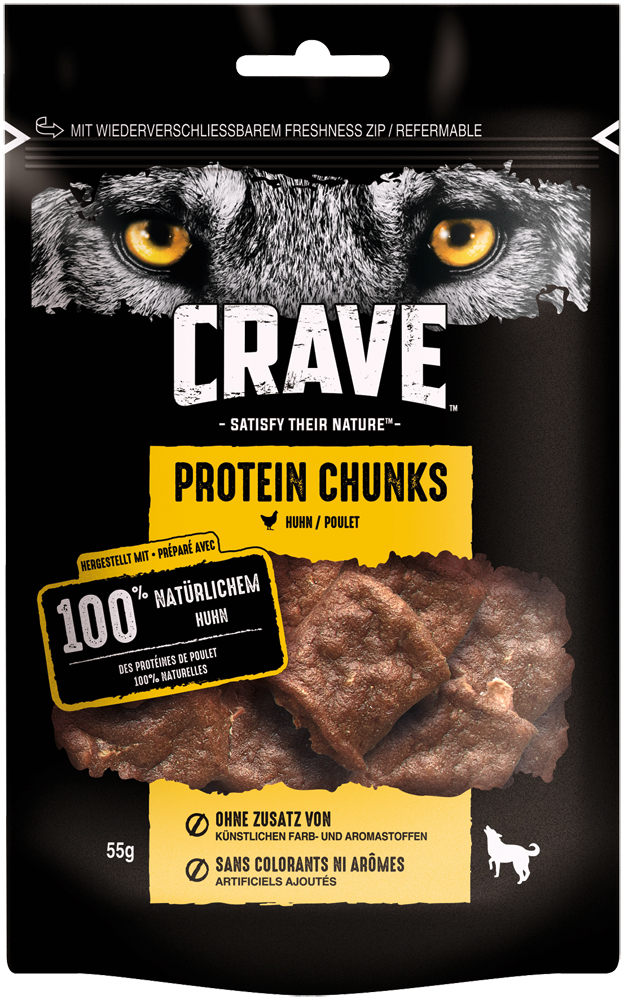 Protein Chunks mit Huhn