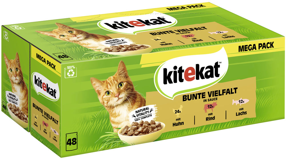 Kitekat - MP Bunte Vierfalt - 1 x 48X85g - 2