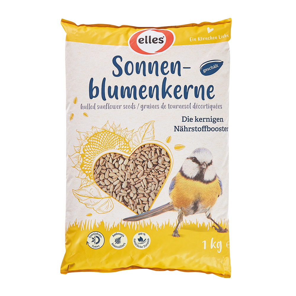 elles - Sonnenblumenkerne geschält 1kg - 15 x 1 kg - 3