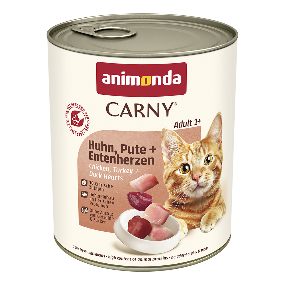 Adult Pute, Huhn + Entenherzen