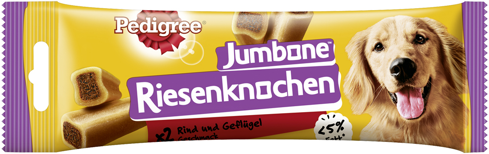 Pedigree - Riesenknochen Medium mit Rind - 1 x 180 g - 1