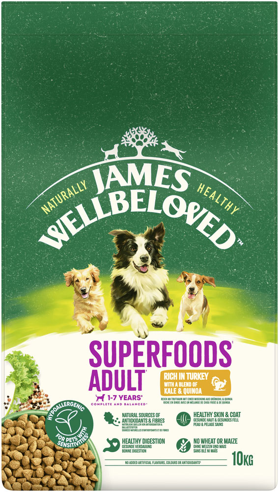 Superfoods Truthahn mit einer Mischung aus Grünkohl & Quinoa