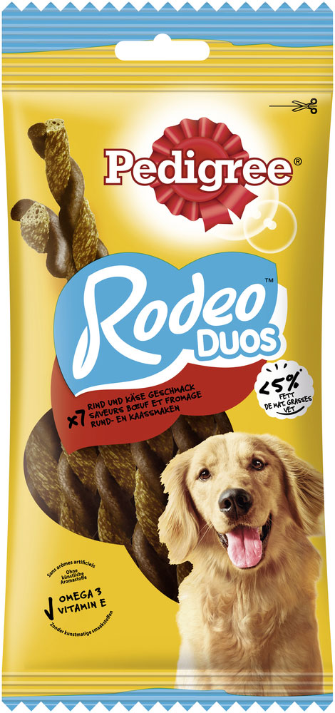 Pedigree - Rodeo Duos mit Rind & Käse Pedigree - Rodeo Duos mit Rind & Käse