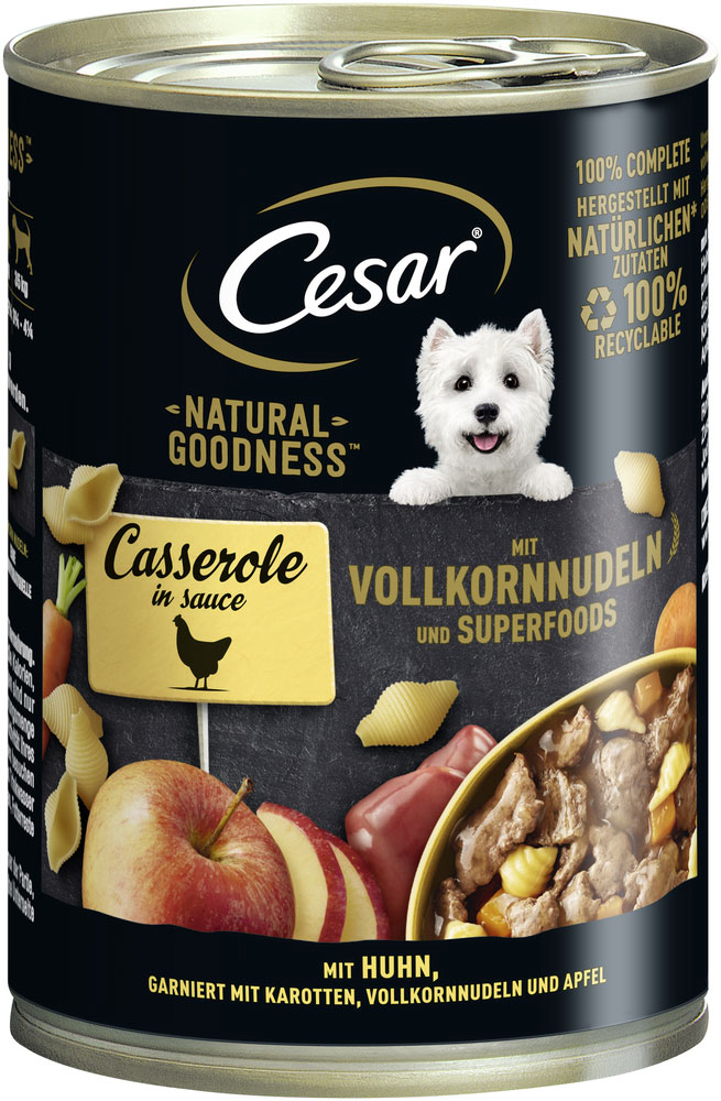 Natural Huhn, Nudeln und Superfoods