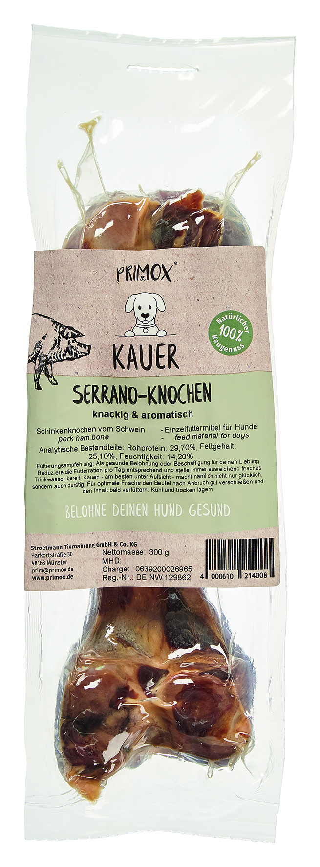Serrano Schinkenknochen 300g