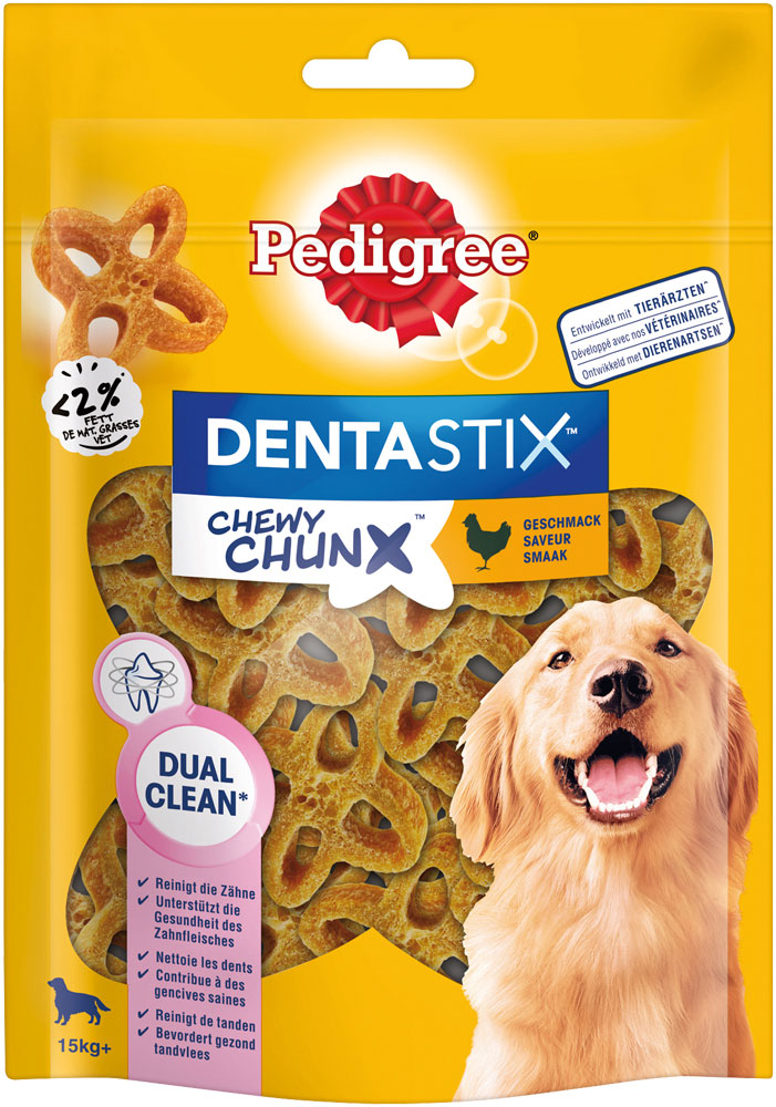 Pedigree - Dentastix Chewy Chunx mit Huhn Max - 1 x 5 Stück - 2