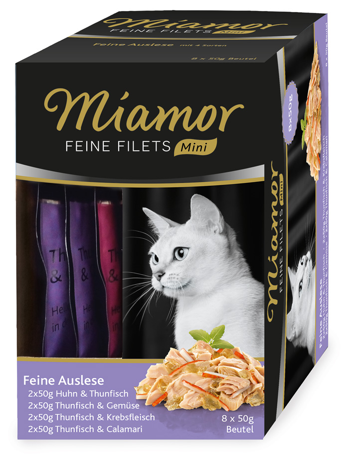 Miamor - Feine Filets Multibox Auslese - 4 x 8X50g - 1