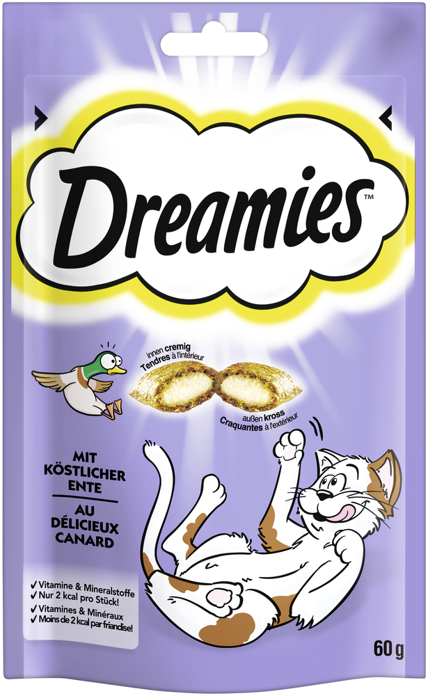 Dreamies - mit Ente 60g - 6 x 60g - 1