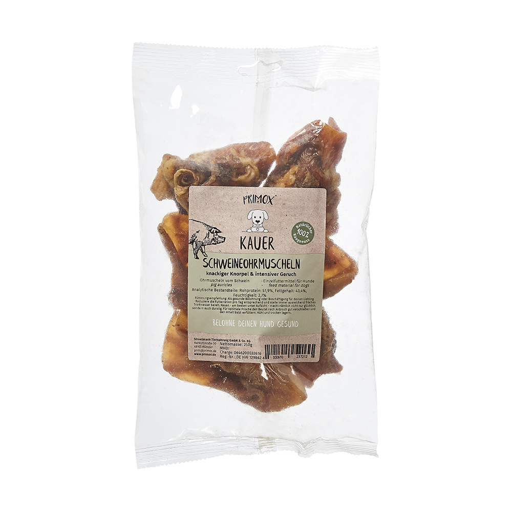 Classic Trockenware Schweineohren Für Hunde | Natürlicher Leckerbissen, 1 Kg Beutel | Ohne Zusätze