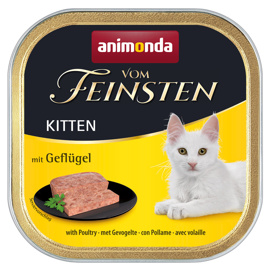 Animonda Vom Feinsten - Kitten mit Geflügel - 32 x 100g - 1