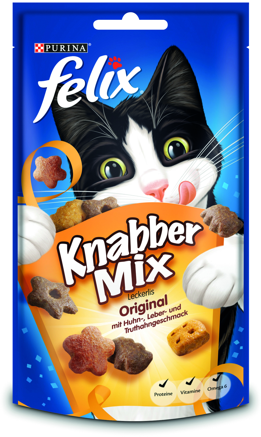KnabberMix Original mit Huhn-, Leber- und Truthahngeschmack