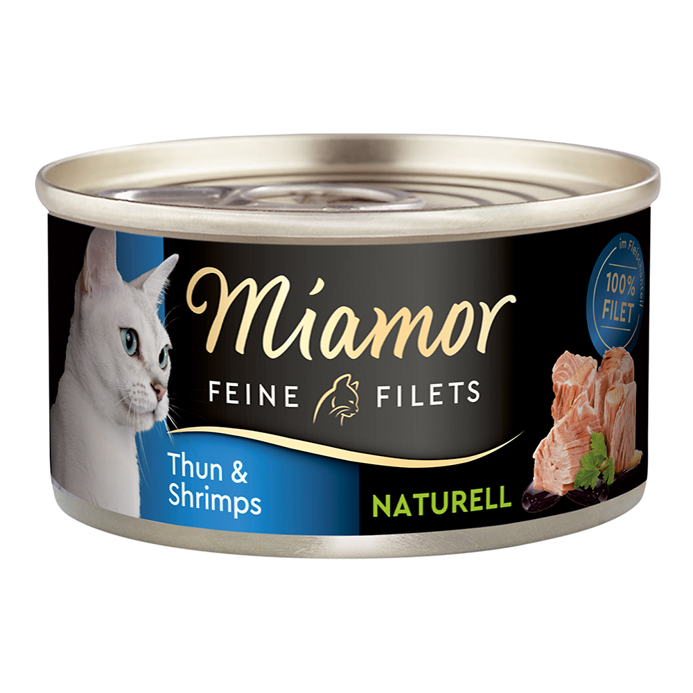 Miamor - Feine Filets naturelle in Thunfisch & Shrimps - 1