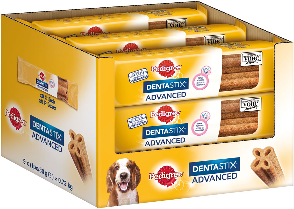 Pedigree - Dentastix Advanced Medium - 9 x 80g - 2