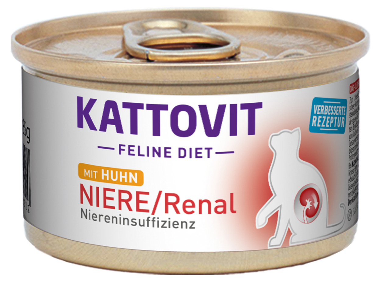 Kattovit - Niere/Renal Huhn - 12 x 85g - 1