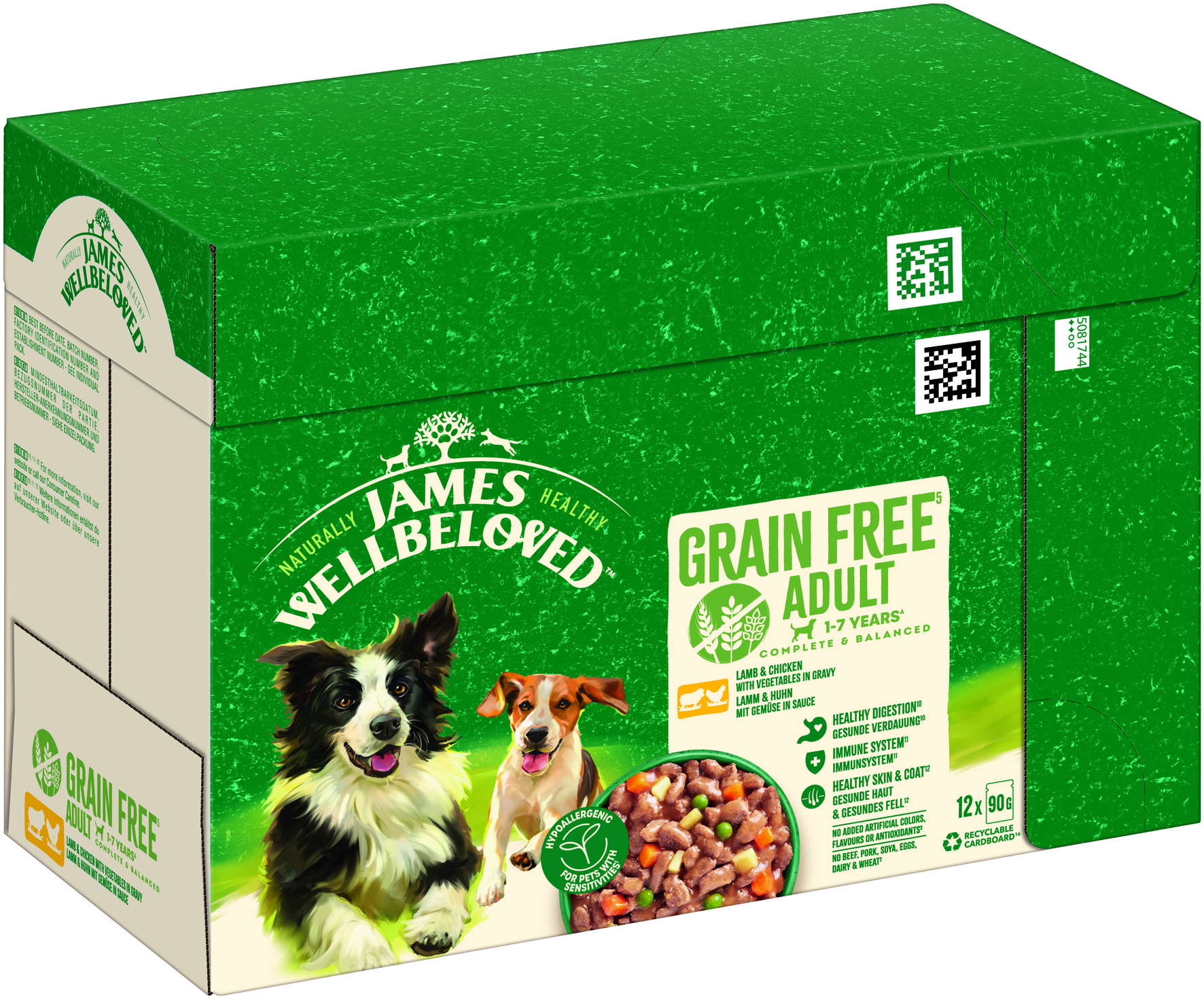 Grain Free Lamm & Huhn mit Gemüse in Sauce