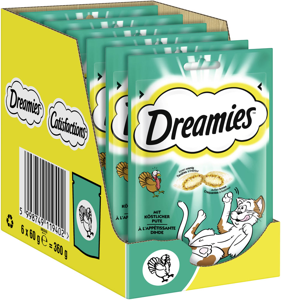 Dreamies - mit Pute 60g - 1 x 60g - 2