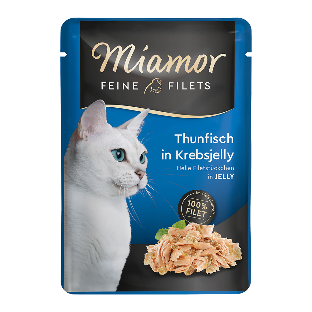 Feine Filets Thunfisch in Krebsjelly