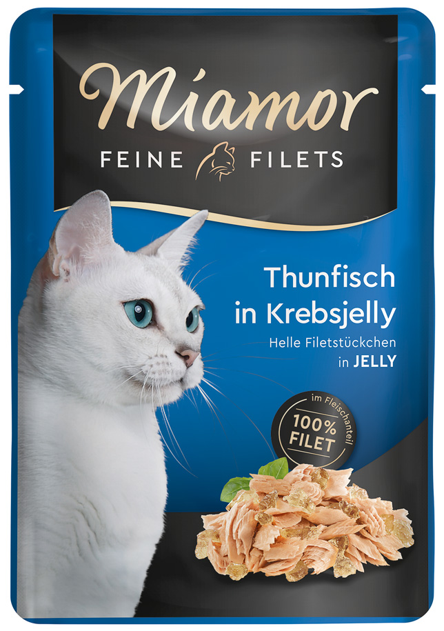 Feine Filets Thunfisch in Krebsjelly Feine Filets Thunfisch in Krebsjelly