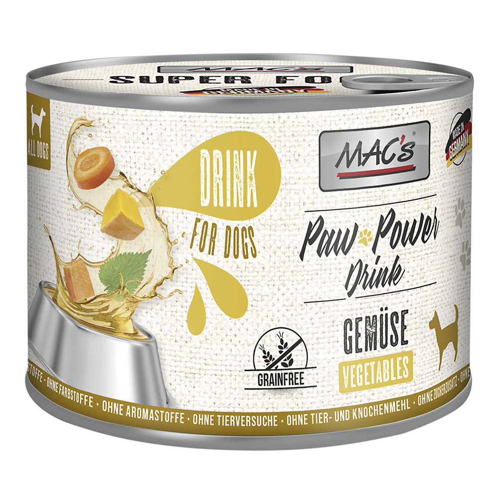MAC´s - DOG Paw Power Drink Vegan - 6 x 200 g - 1