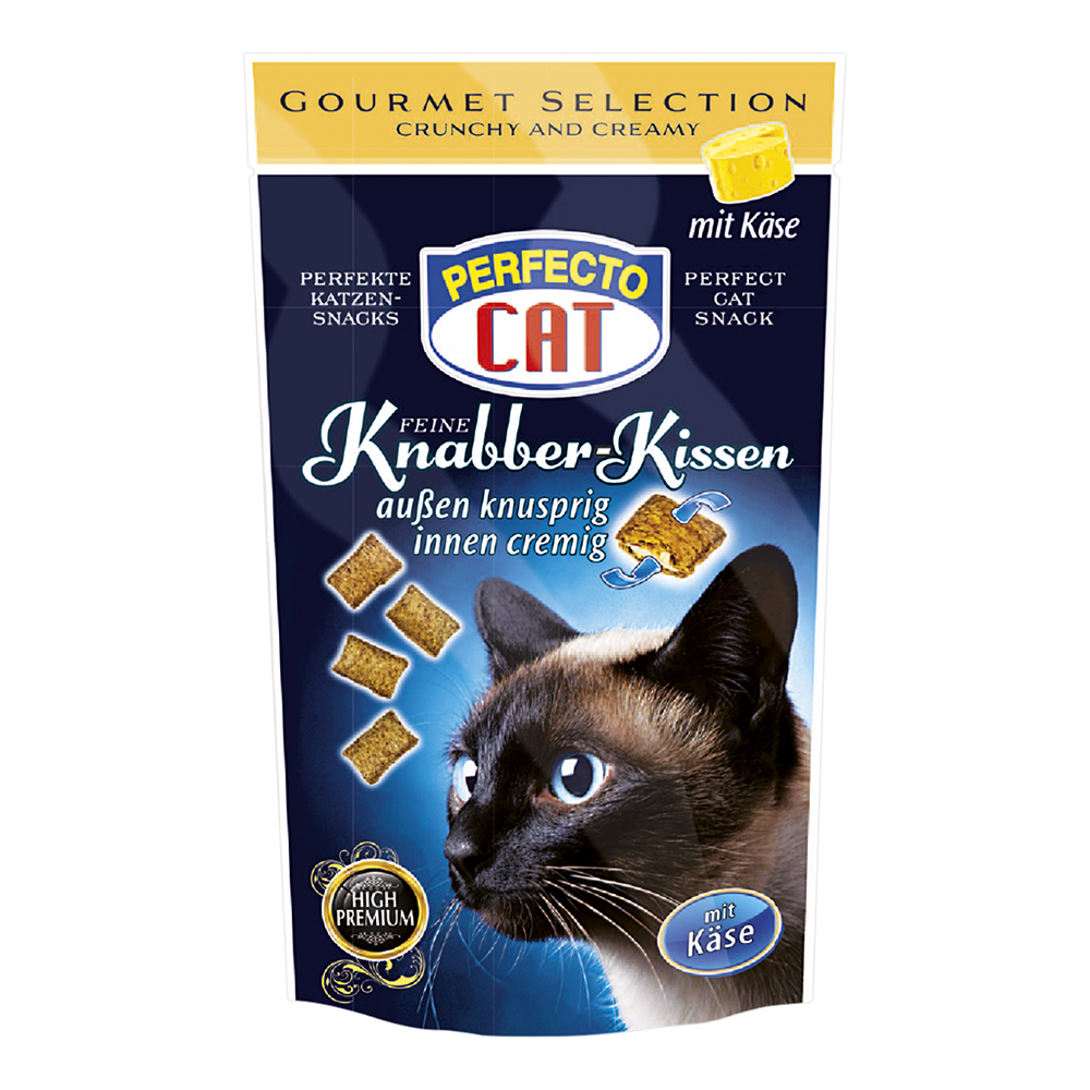 Knabber Kissen Käse
