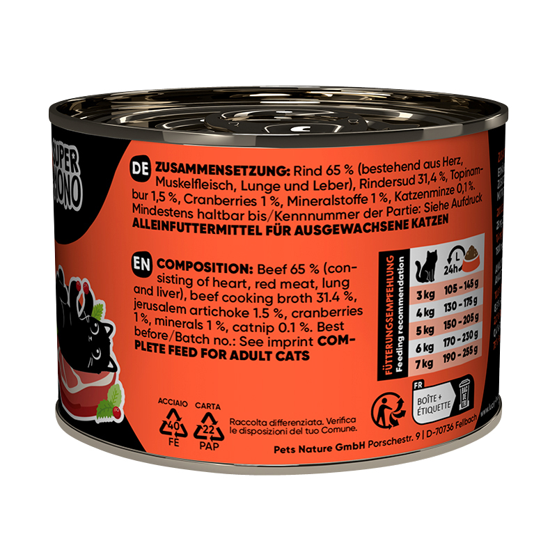 Lucky Lou - Super Mono Rind - 6 x 200 g - 2