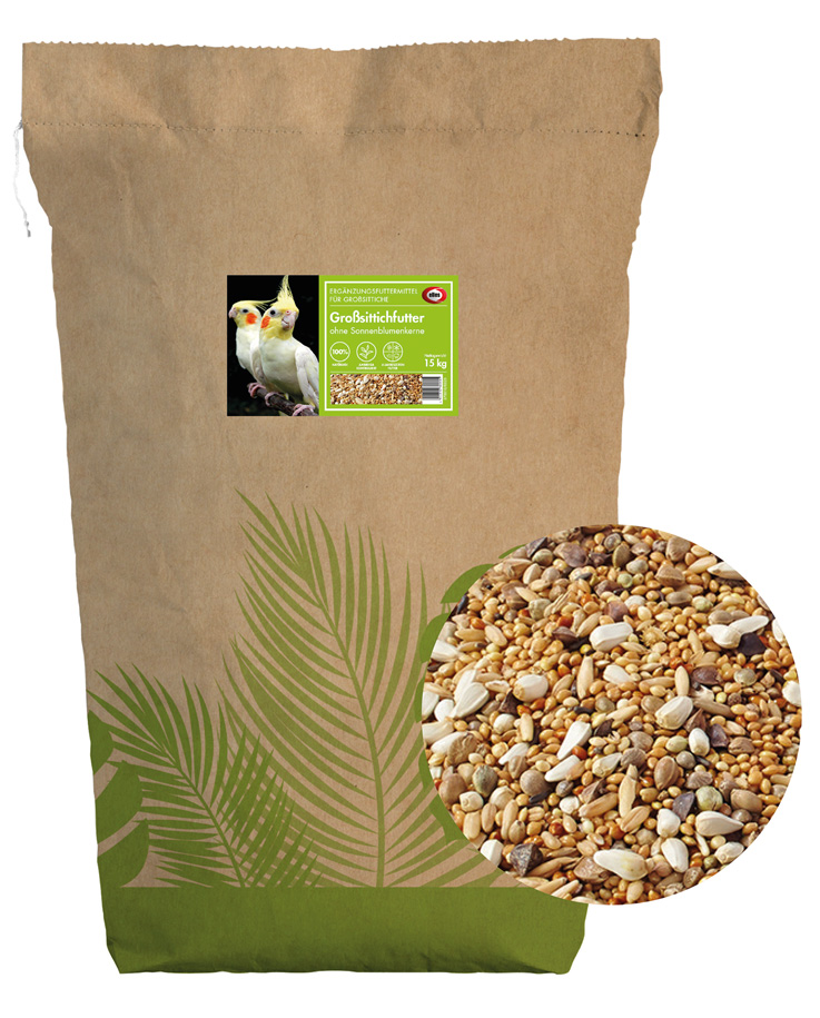 Großsittichfutter ohne Sonnenblumenkerne 15kg
