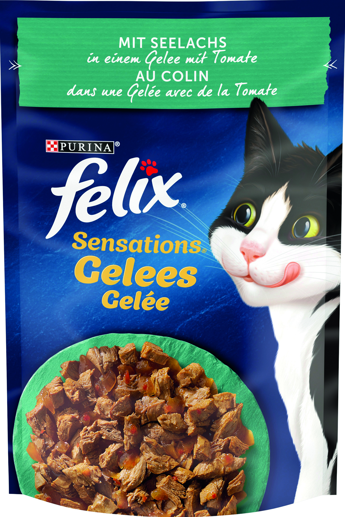 Sensation Gelee mit Seelachs & Tomate