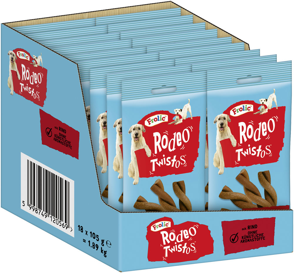 Frolic - Rodeo mit Rind 6 Stück - 18 x 105g - 2