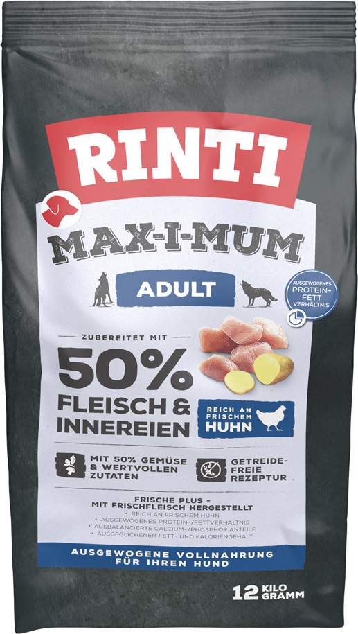 Rinti - Max-i-Mum 50% Huhn - 1 x 12kg - 1