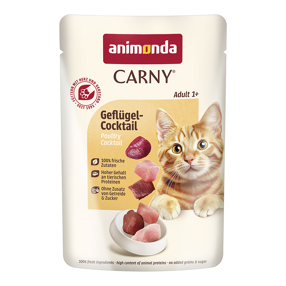 Animonda Carny - Adult Geflügel Cocktail - 12 x 85 g - 1