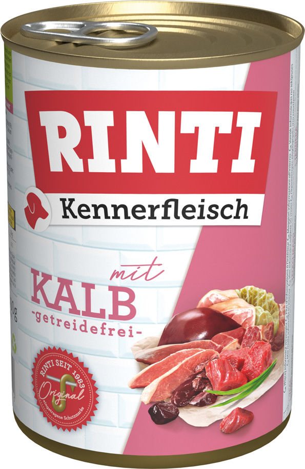 Rinti - Kennerfleisch Kalb - 24 x 400 g - 1
