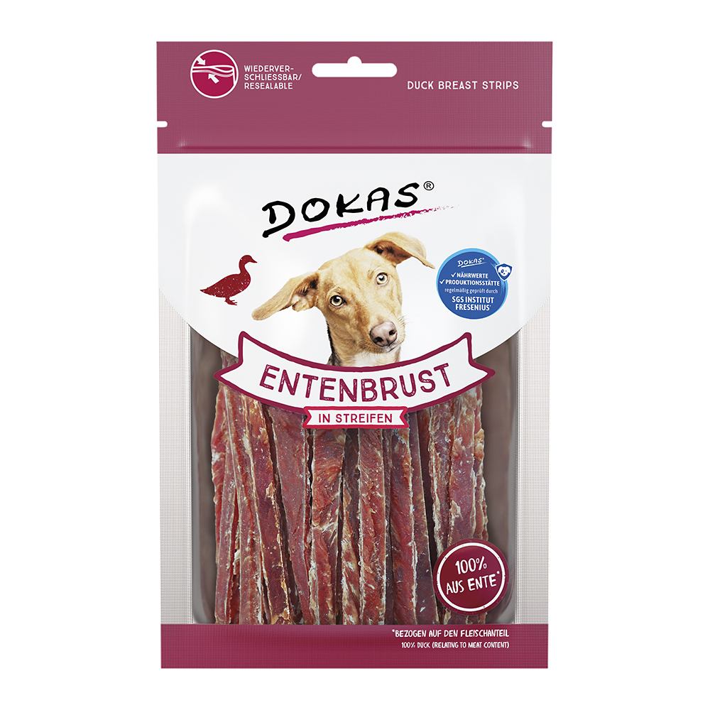 Dokas - Entenbrust in Streifen - 12 x 70 g - 1