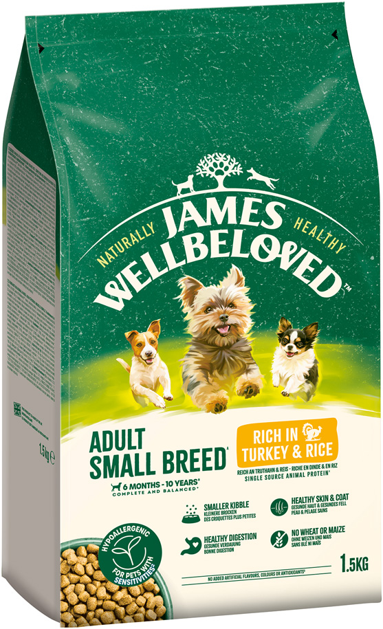James Wellbeloved - Kleine Hunde Reich an Truthahn & Reis - 1