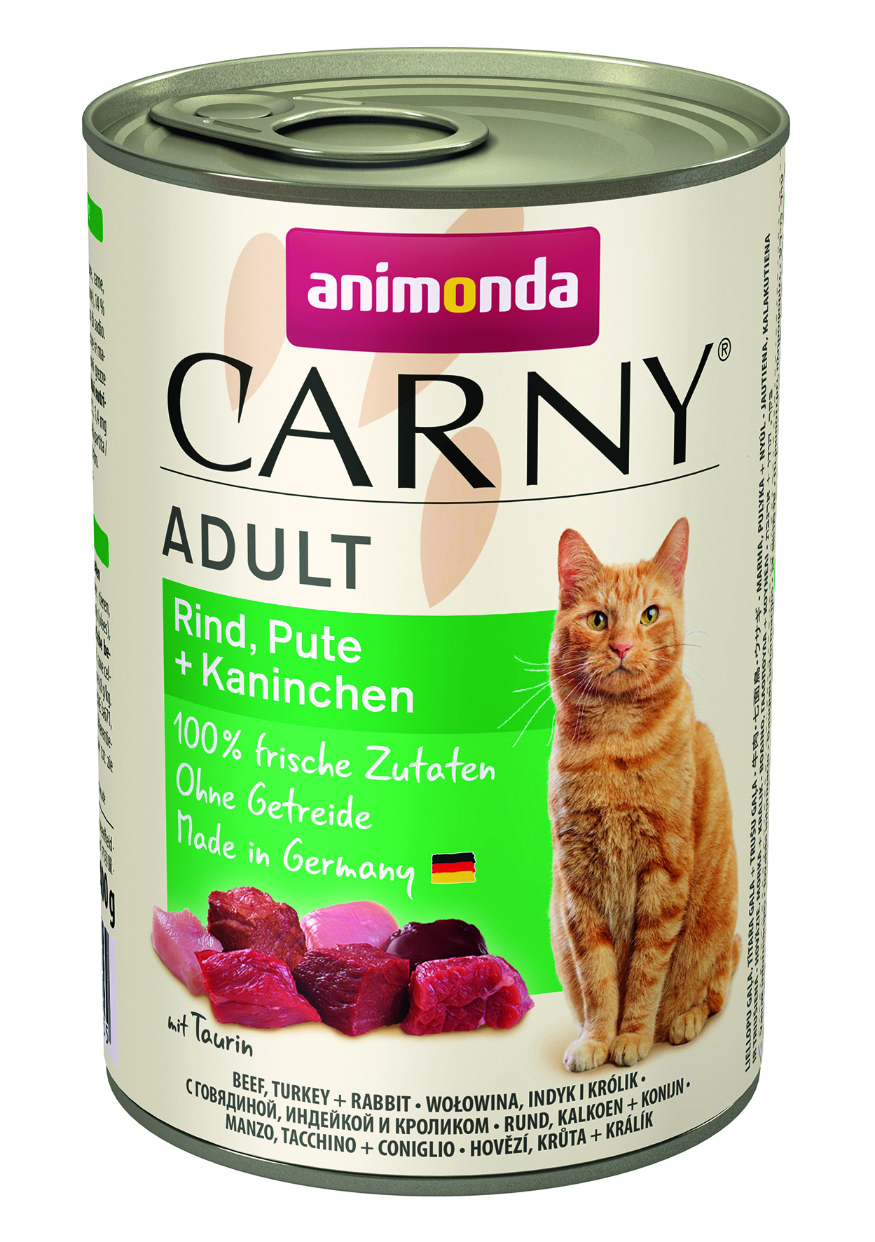 Adult Rind, Pute + Kaninchen