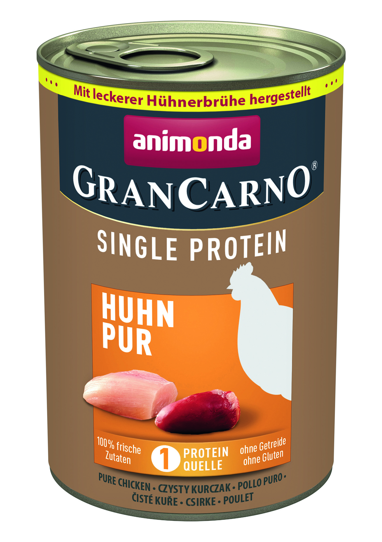Animonda Gran Carno - Single Protein Huhn pur - 6 x 400 g - 1