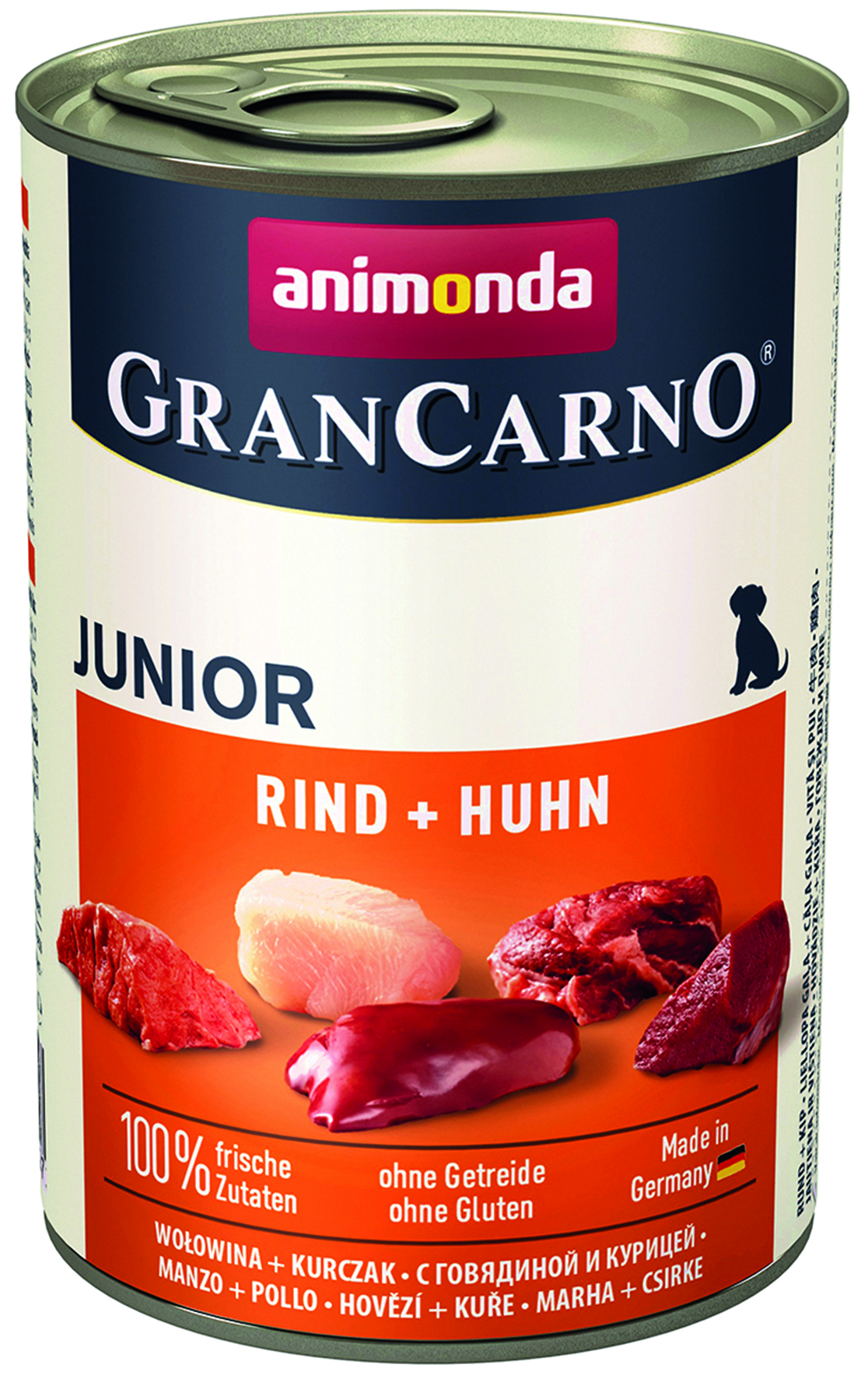 Animonda Gran Carno - Original Junior Rind + Huhn - 6 x 400 g - 1