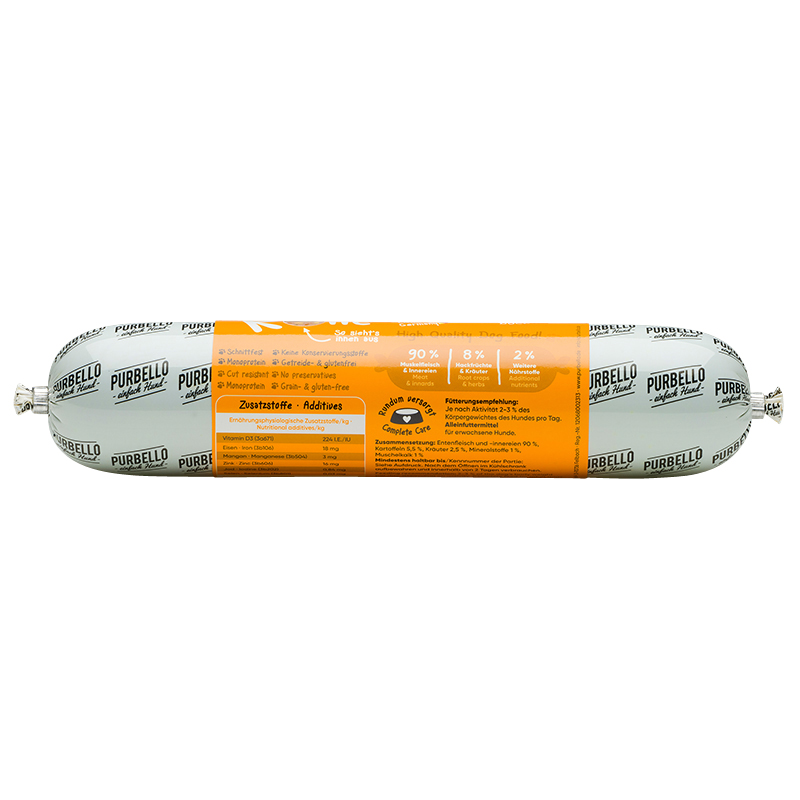 Purbello - Hunderolle mit Ente - 1 x 400g - 5