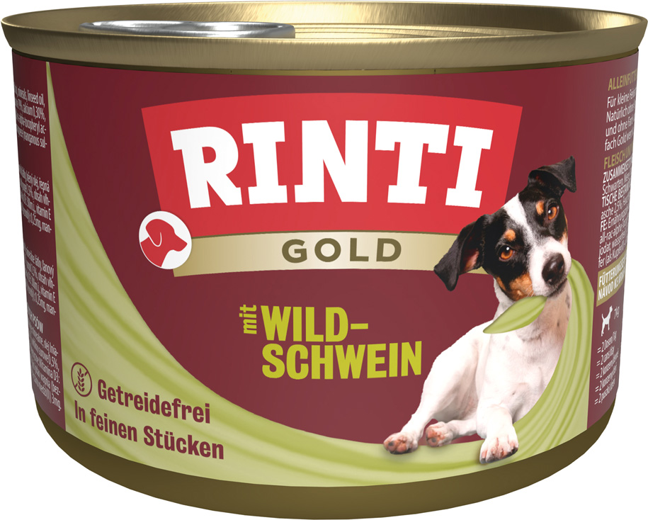 Rinti - Gold Wildschwein - 12 x 185 g - 1