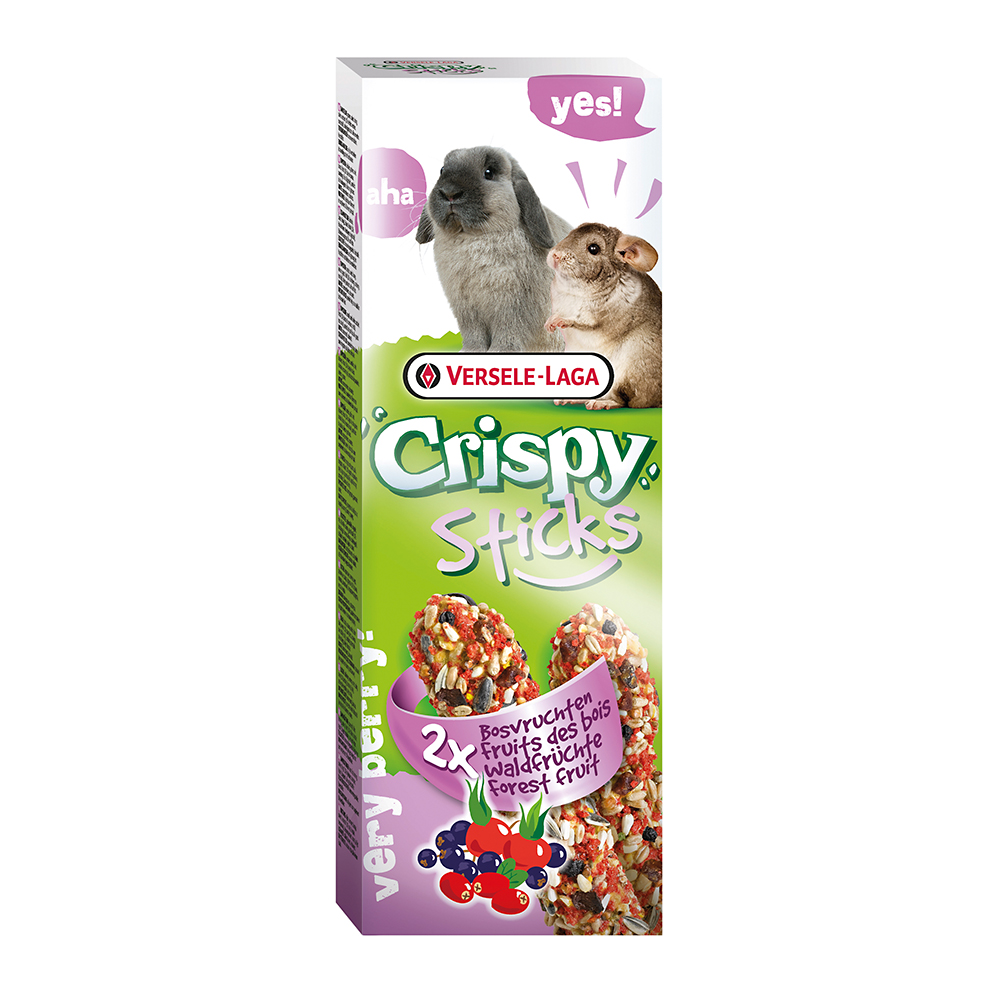 Crispy Sticks Kaninchen-Chinchillas Waldfrüchte  - 2 Stück