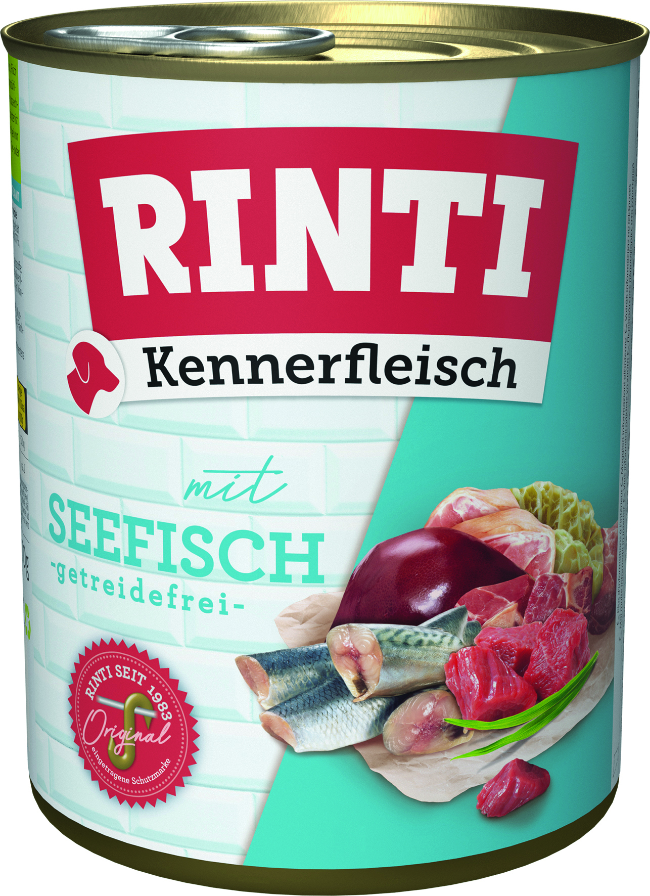 Rinti - Kennerfleisch Seefisch - 12 x 800 g - 1