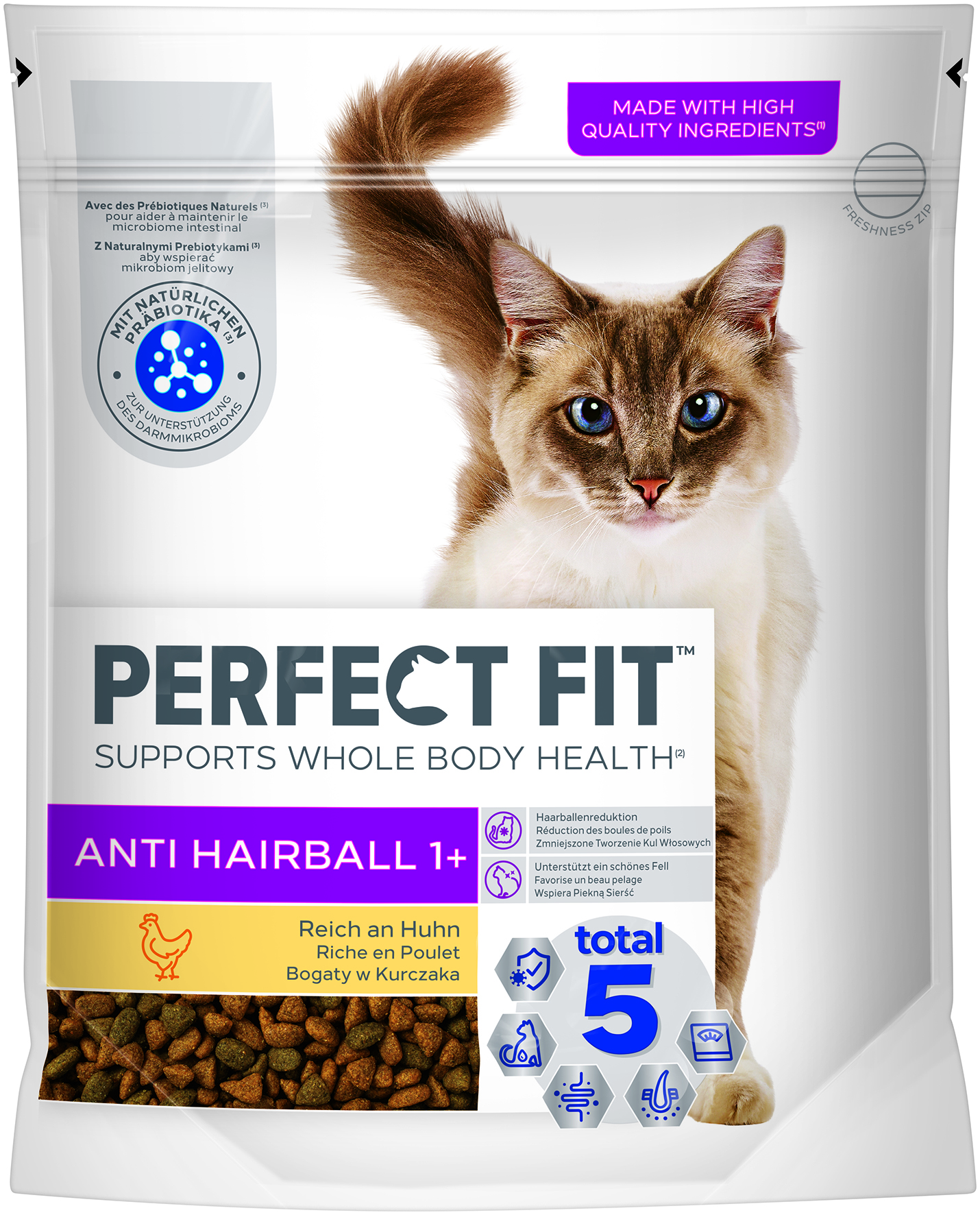 Anti-Hairball mit Huhn