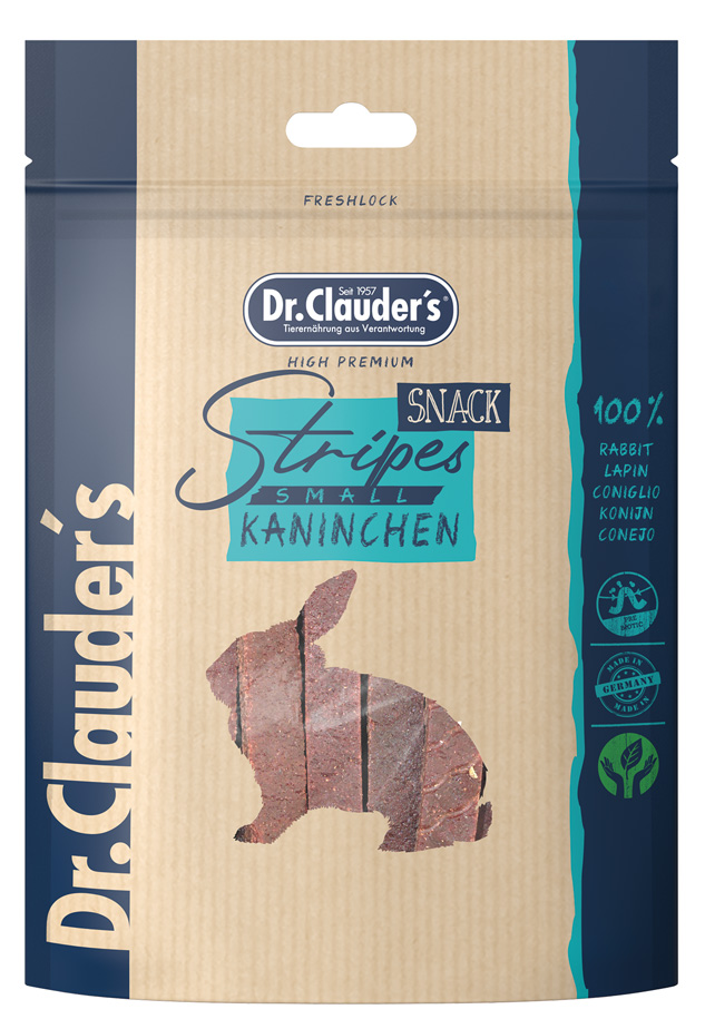 Dr. Clauder - Kaninchenfleisch Stripes S Dr. Clauder - Kaninchenfleisch Stripes S