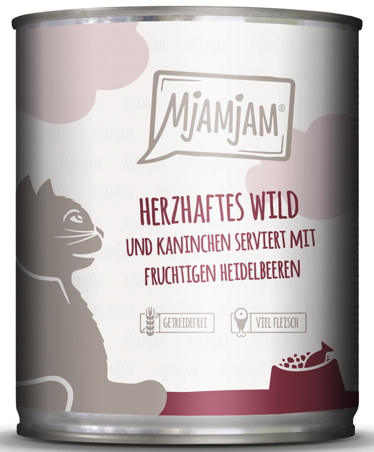 herzhaftes Wild & Kaninchen an fruchtigen Heidelbeeren