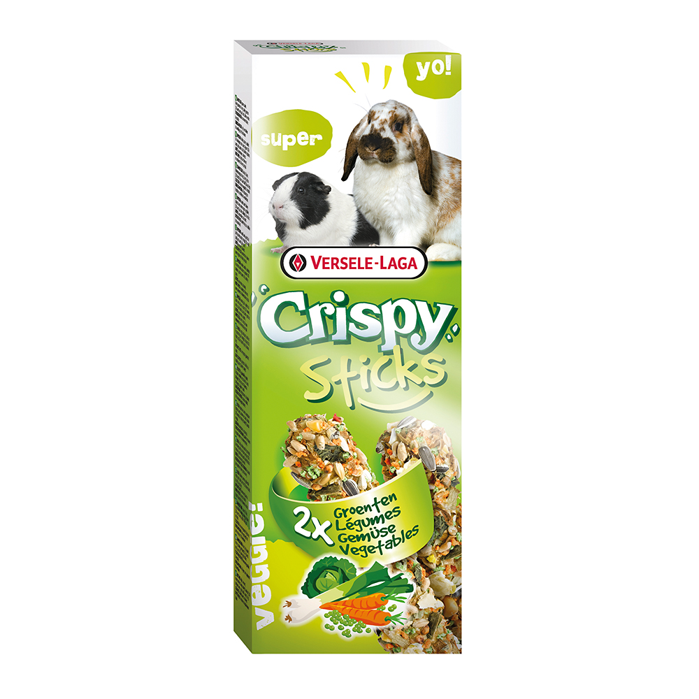 Crispy Sticks Kaninchen-Meerschweinchen Gemüse  - 2 Stück