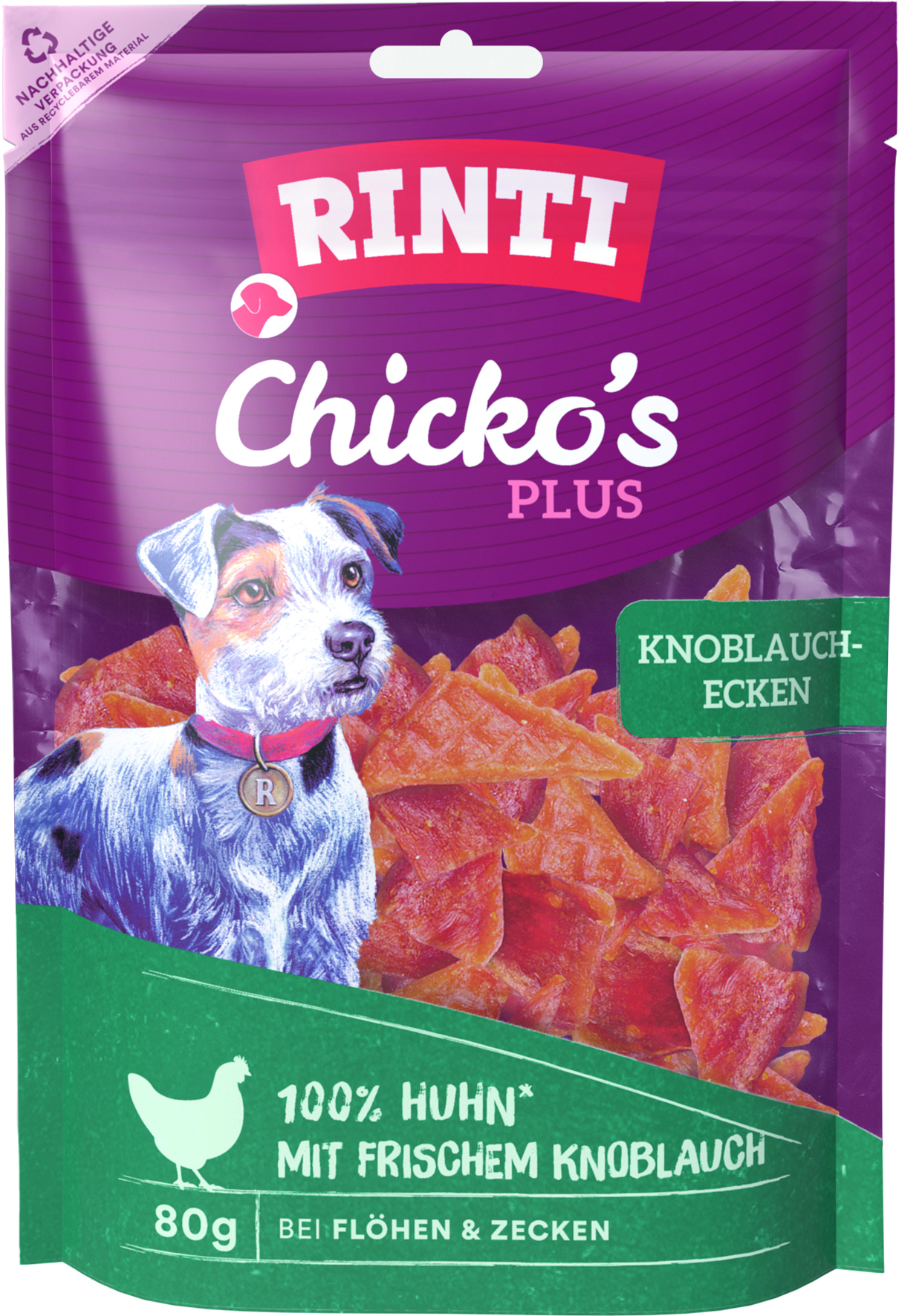 Extra Chicko Plus Knoblauchecken mit Huhn