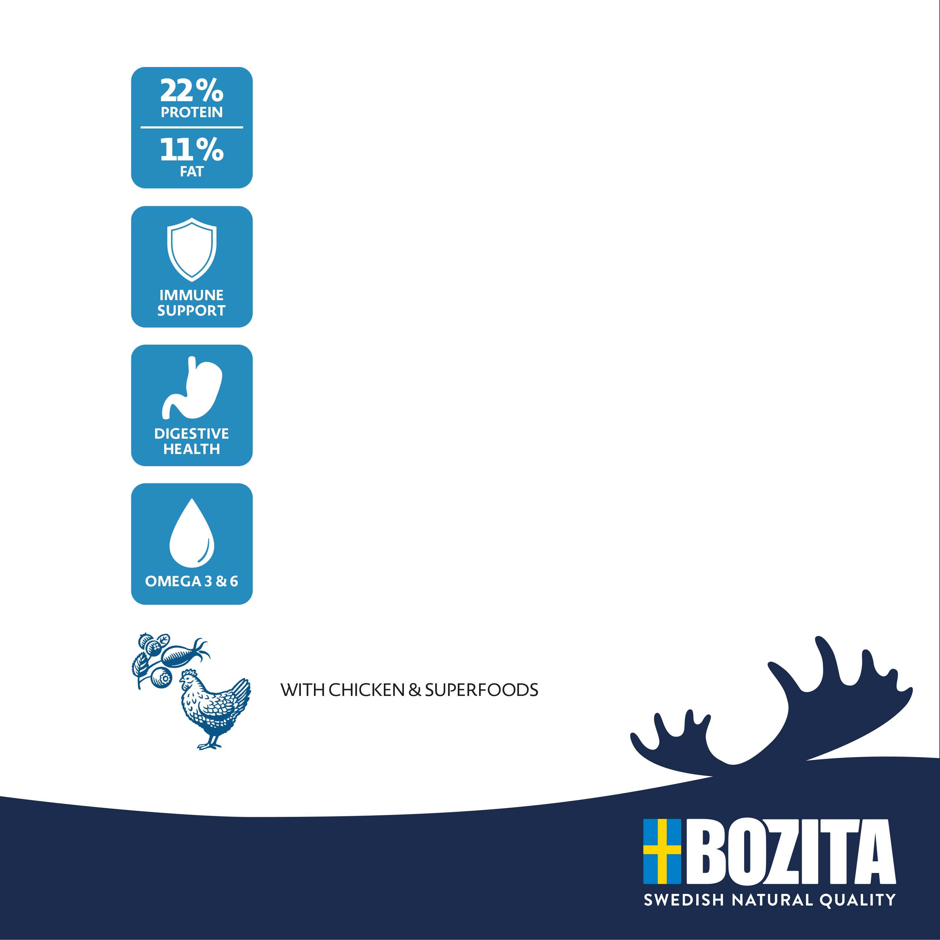 Bozita - Original Adult - 1 x 3kg - 3