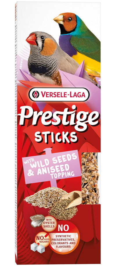 Versele-Laga - Prestige Sticks kleine Sperlingsvögel mit Wildsamen & Anistopping - 1 x 2 Stück - 1