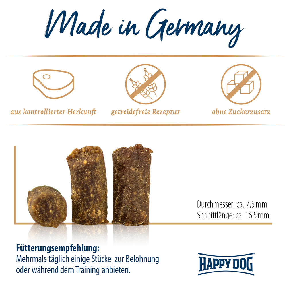 Happy Dog - Meat Snack Nordseeküste - 1 x 75 g - 3