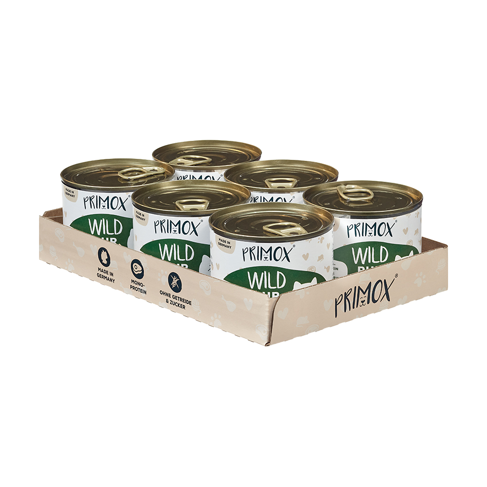 Primox - Katzenfutter Wild pur 6x200g - 6 x 200g - 2